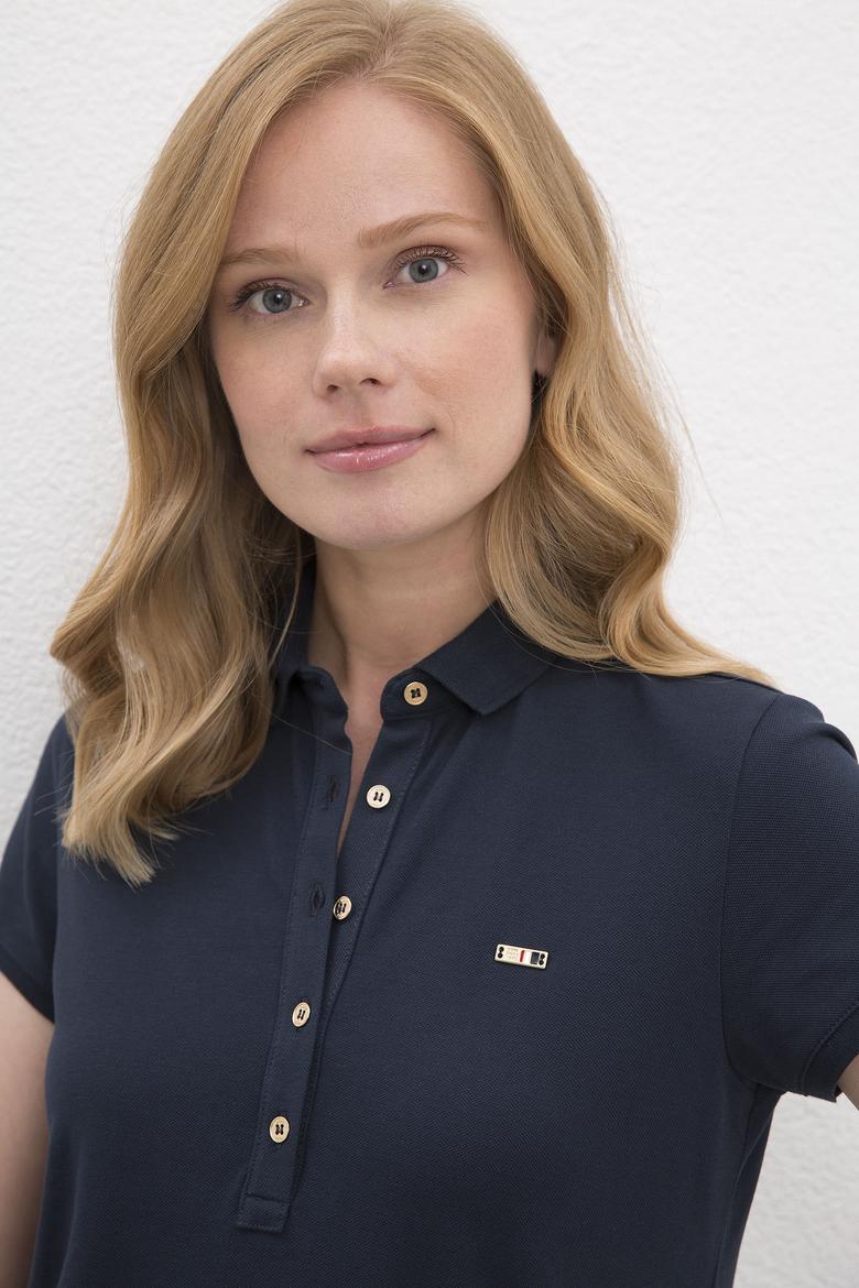 Kadın Lacivert Örme Elbise - 50225487009