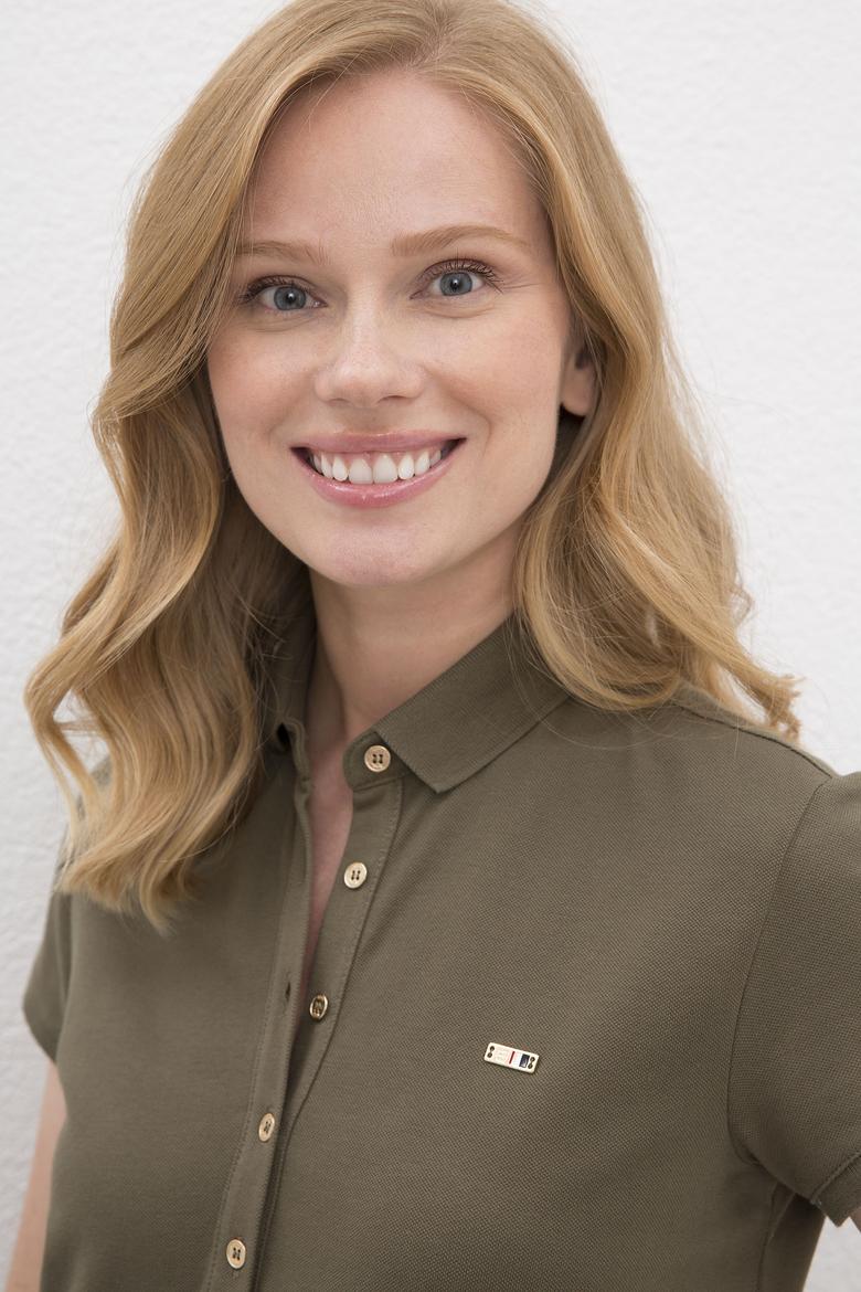 Kadın Yeşil Örme Elbise - 50225487017