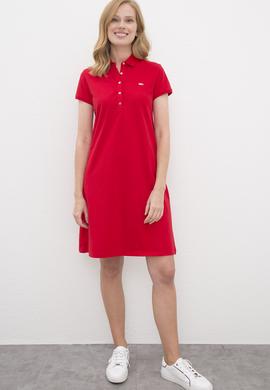 Kadın Kırmızı Örme Elbise - 50225487025