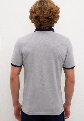 Erkek Gri Melanj Tişört - 50217786021