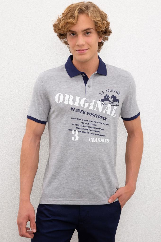 Erkek Gri Melanj Tişört