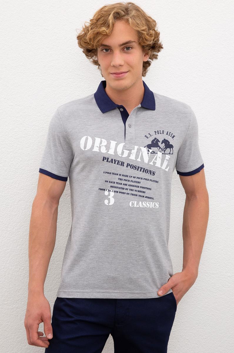 Erkek Gri Melanj Tişört