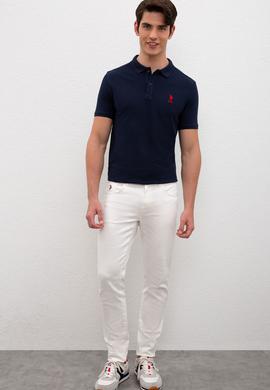 Erkek Mavi Denim Pantolon - 50220295004