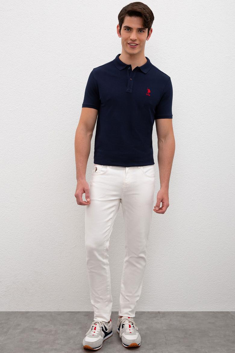 Erkek Mavi Denim Pantolon