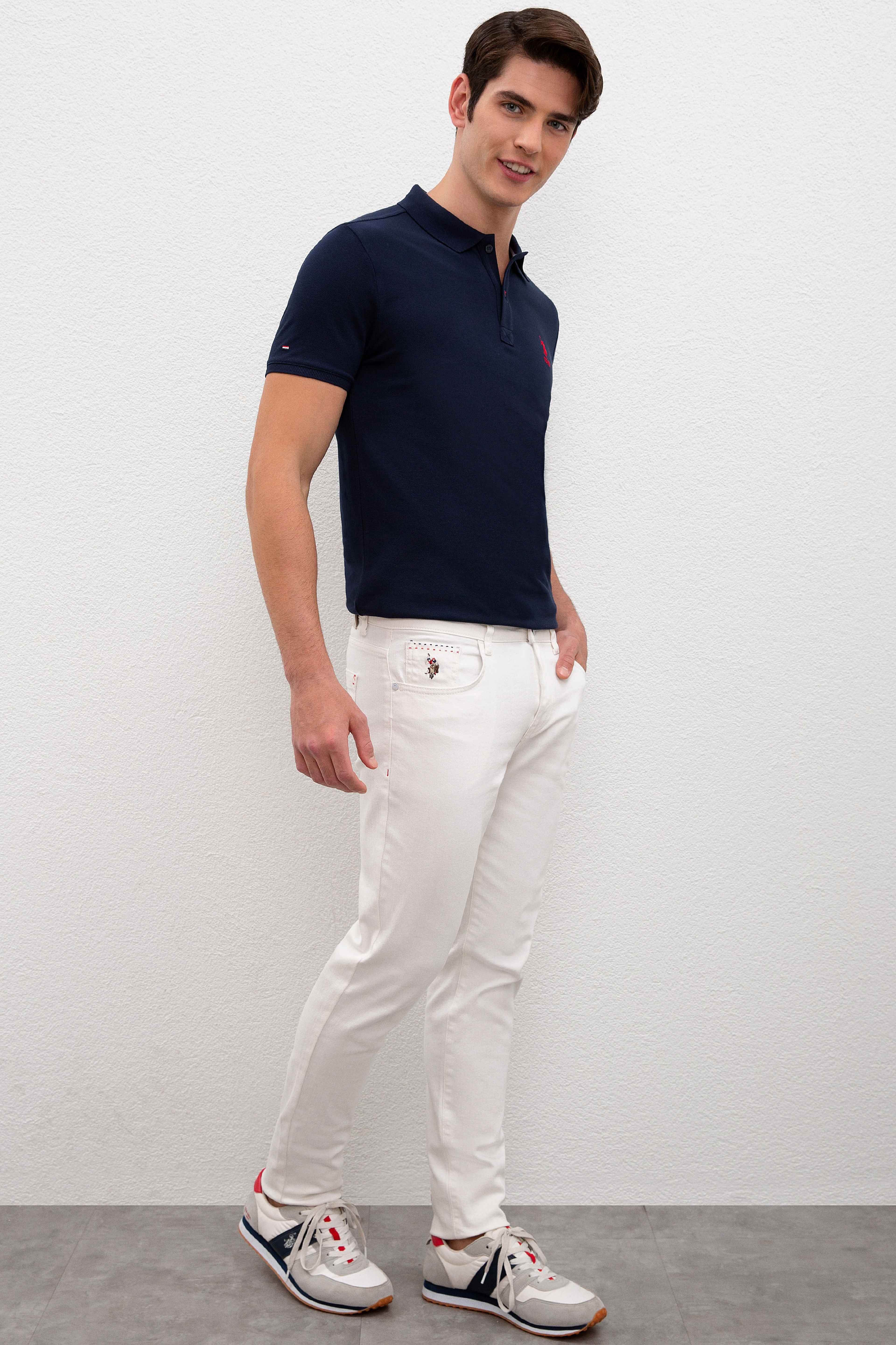 Erkek Mavi Denim Pantolon - Image 2