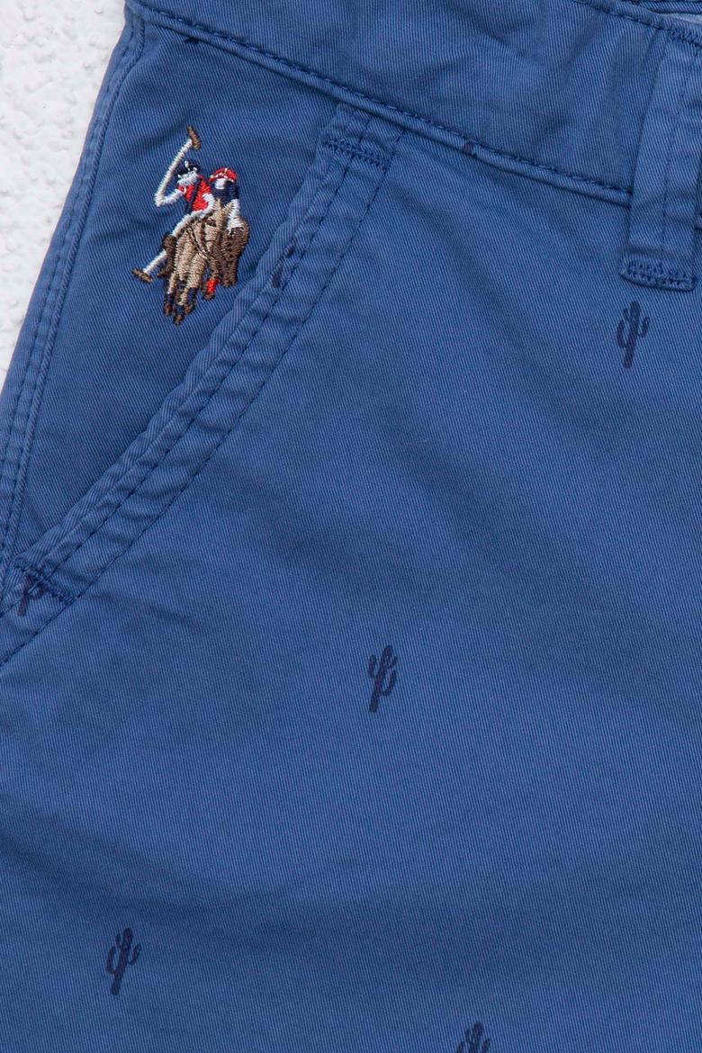 Erkek Çocuk Mavi Dokuma Bermuda Capri - 50198865042