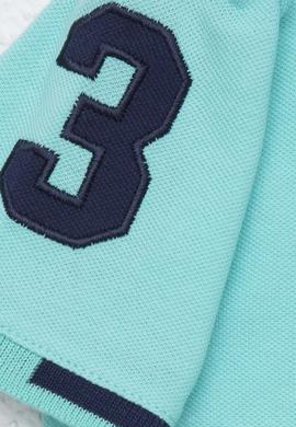 Erkek Çocuk Yeşil Polo Yaka Tişört - 50222611090