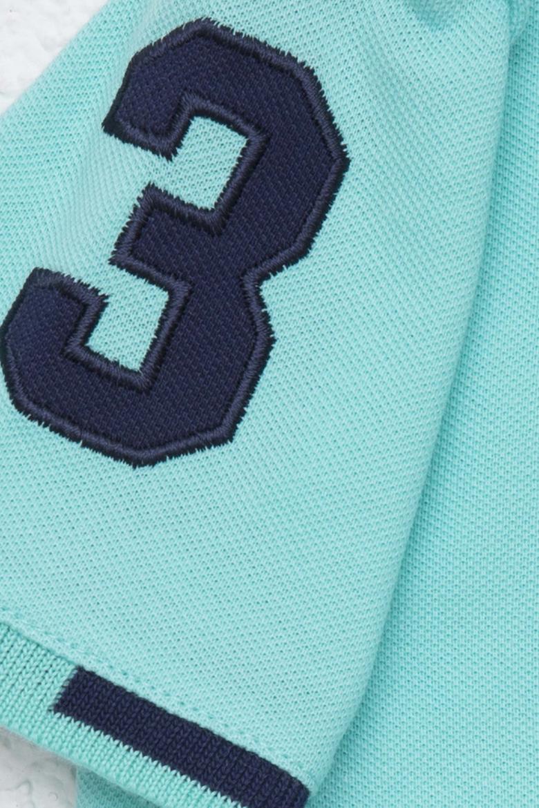 Erkek Çocuk Yeşil Polo Yaka Tişört - 50222611090