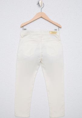 Kız Çocuk Beyaz Spor Pantolon - 50222847006