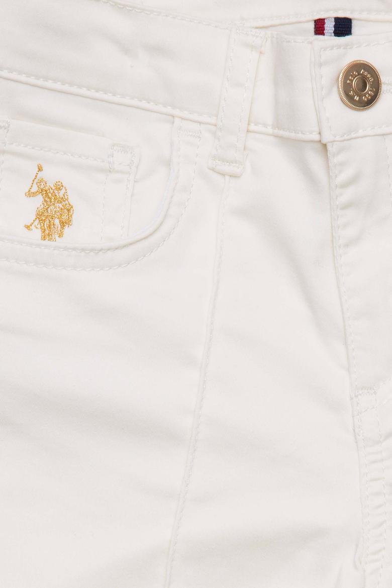 Kız Çocuk Beyaz Spor Pantolon - 50222847006