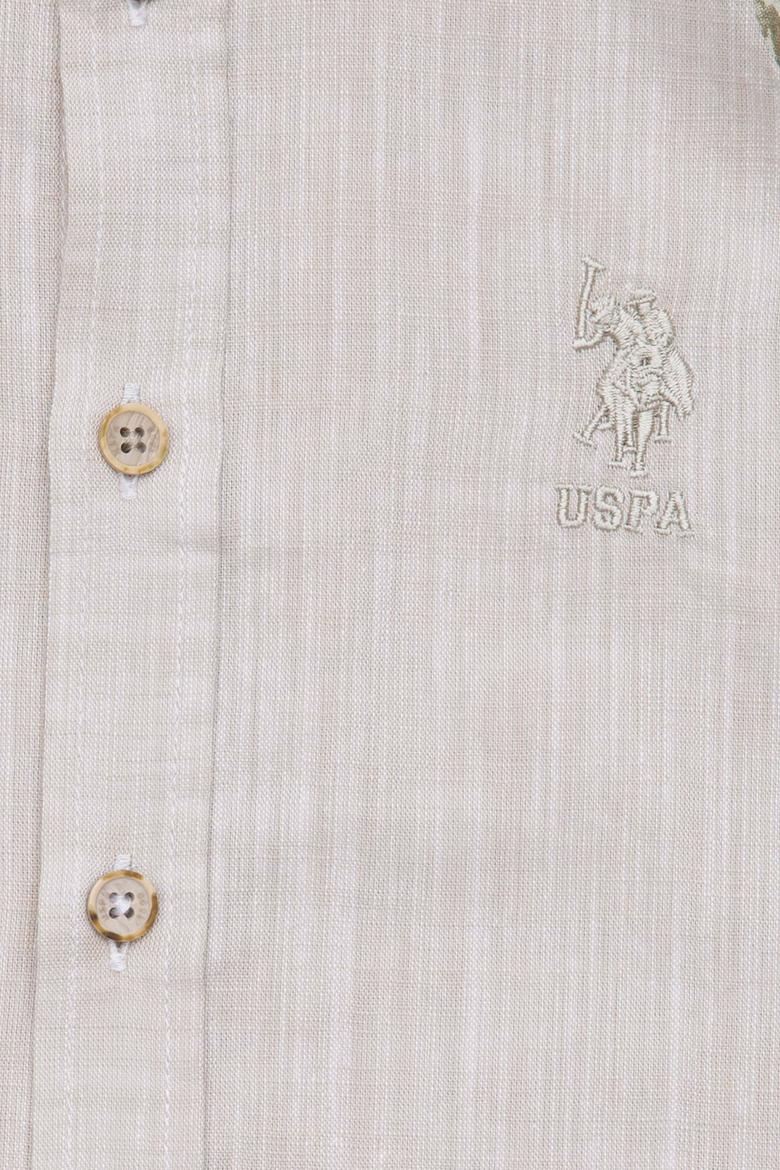 Erkek Çocuk Kum Kısa Kollu Gömlek - 50219358015