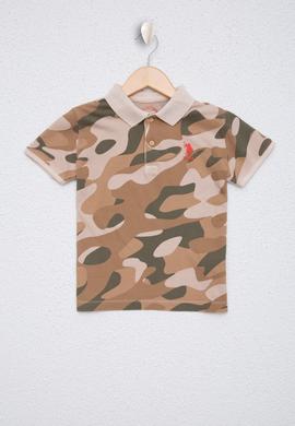 Erkek Çocuk Kum Polo Yaka Tişört - 50220434009