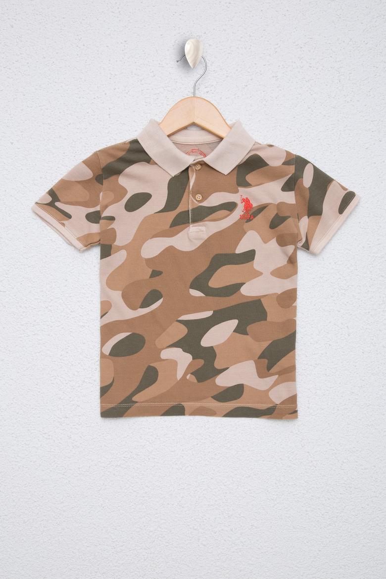 Erkek Çocuk Kum Polo Yaka Tişört