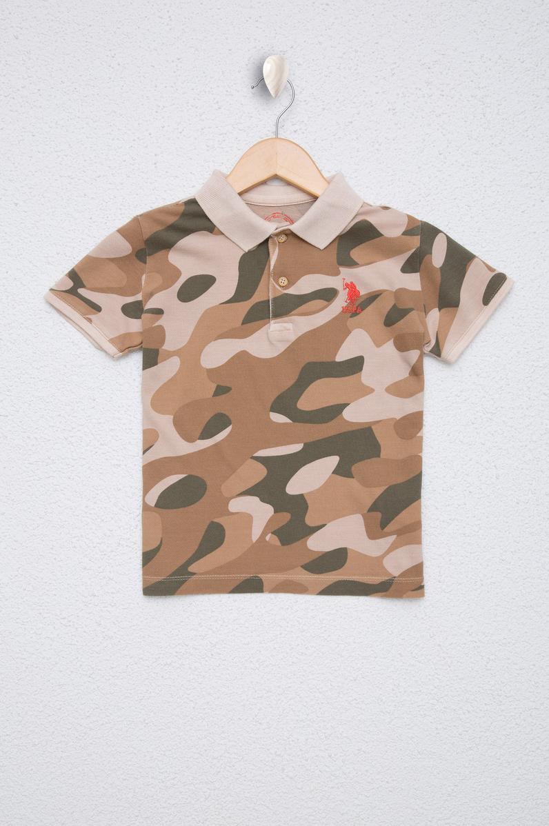 Erkek Çocuk Kum Polo Yaka Tişört