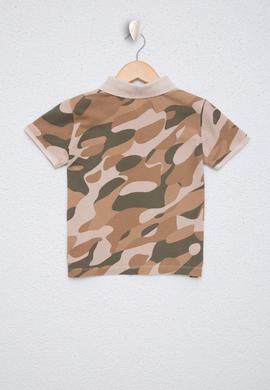 Erkek Çocuk Kum Polo Yaka Tişört - 50220434009