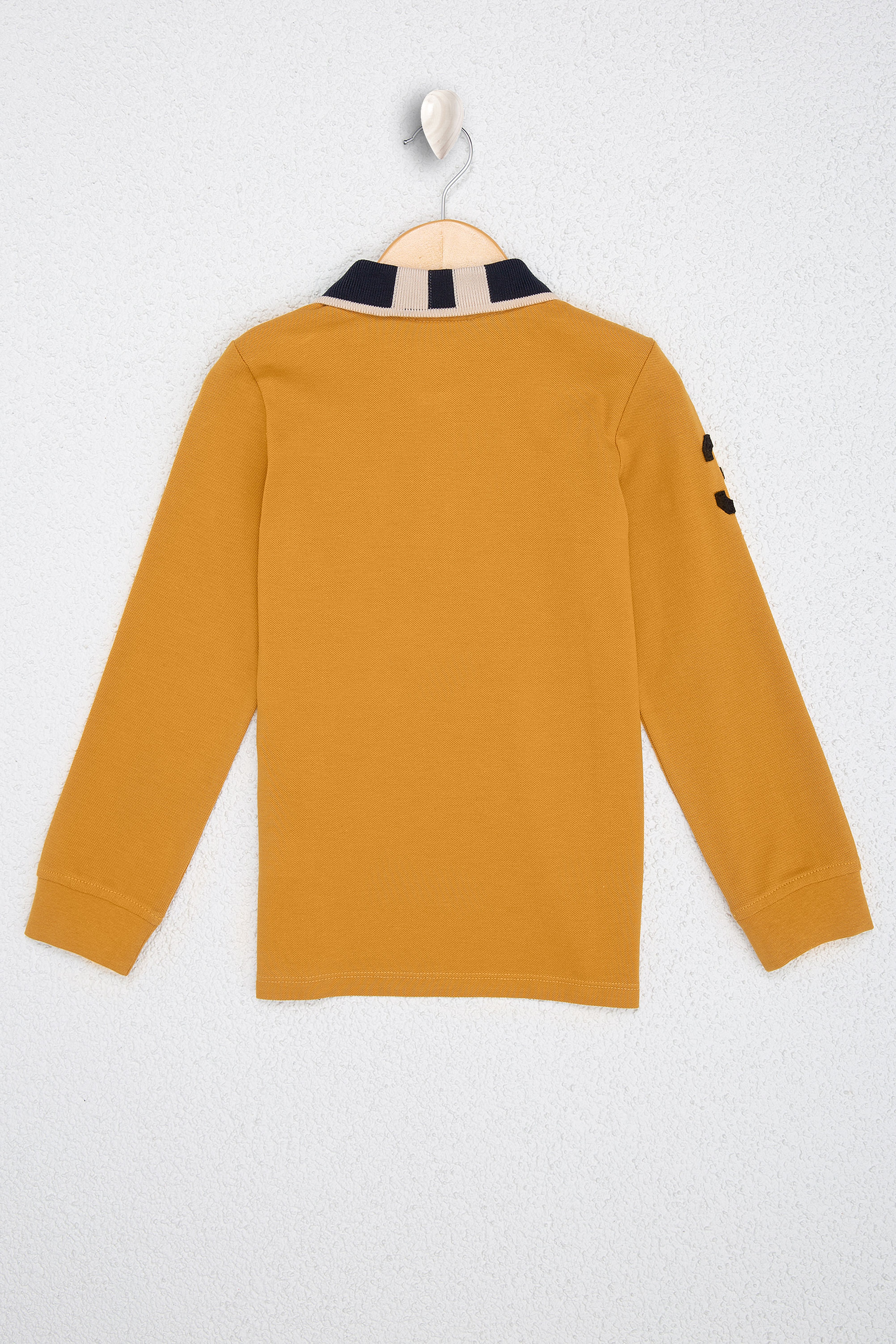 Çocuk Sarı Sweatshirt Basic - Image 2
