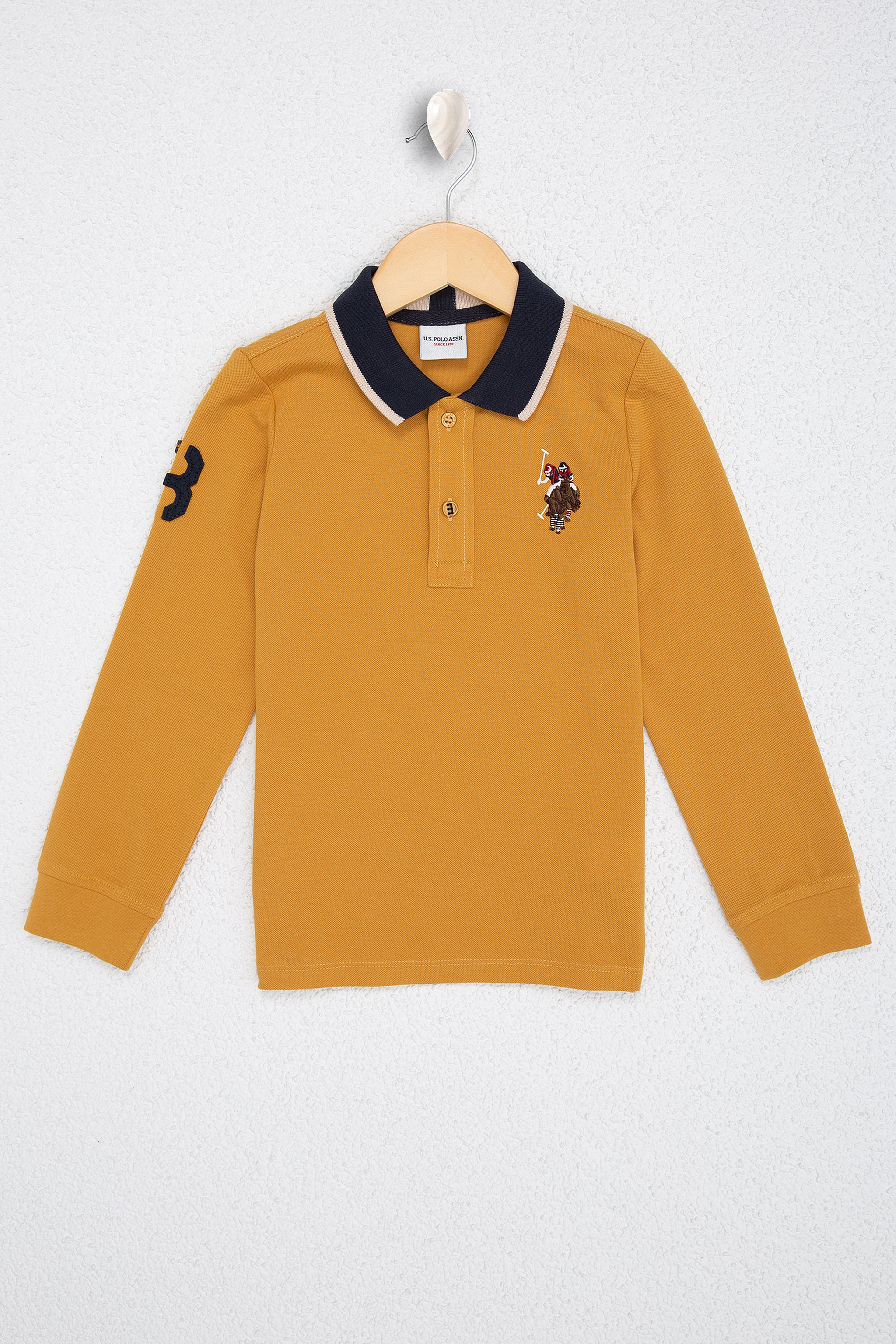 Çocuk Sarı Sweatshirt Basic - Image 1