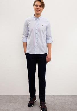 Erkek Mavi Gömlek Uzunkol Basic - 50218882013