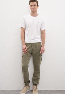 Erkek Beyaz Basic Tişört - 50222613001