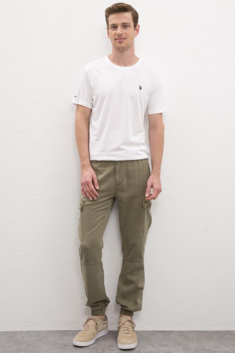 Erkek Beyaz Basic Tişört - 50222613001