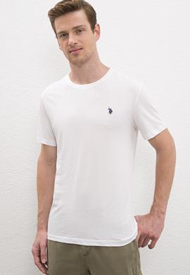 Erkek Beyaz Basic Tişört - 50222613001