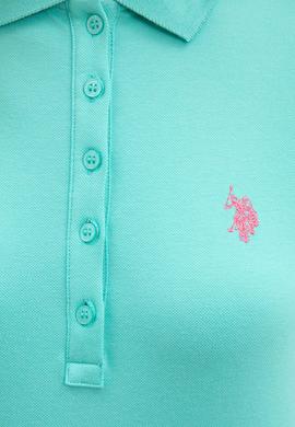 Kadın Mint Basic Polo Yaka Tişört - 50222743043