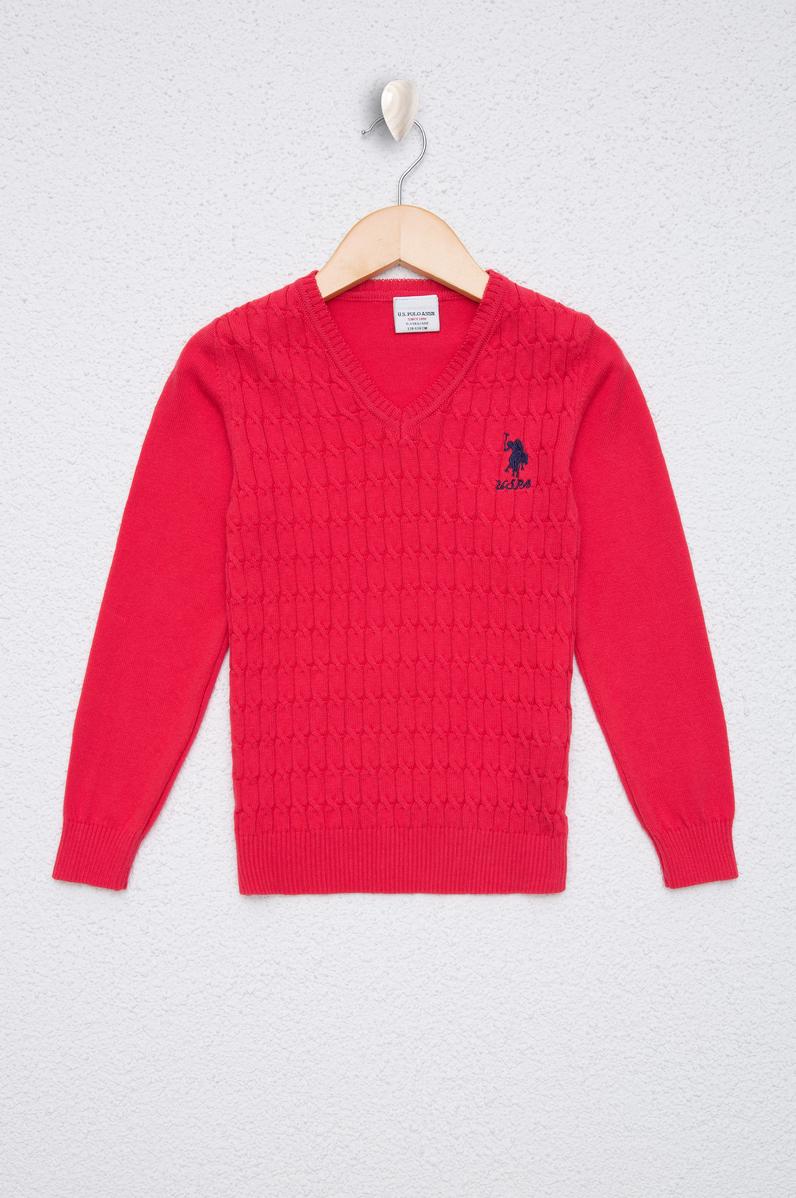 Kız Çocuk Fuşya Basic Kazak