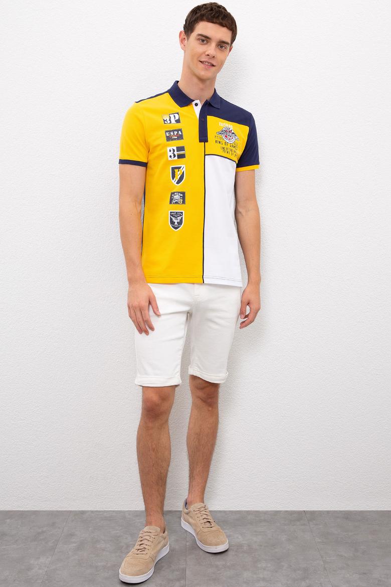 Erkek Koyu Sarı  Polo Yaka T-Shirt - 50218870095