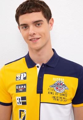 Erkek Koyu Sarı  Polo Yaka T-Shirt - 50218870095