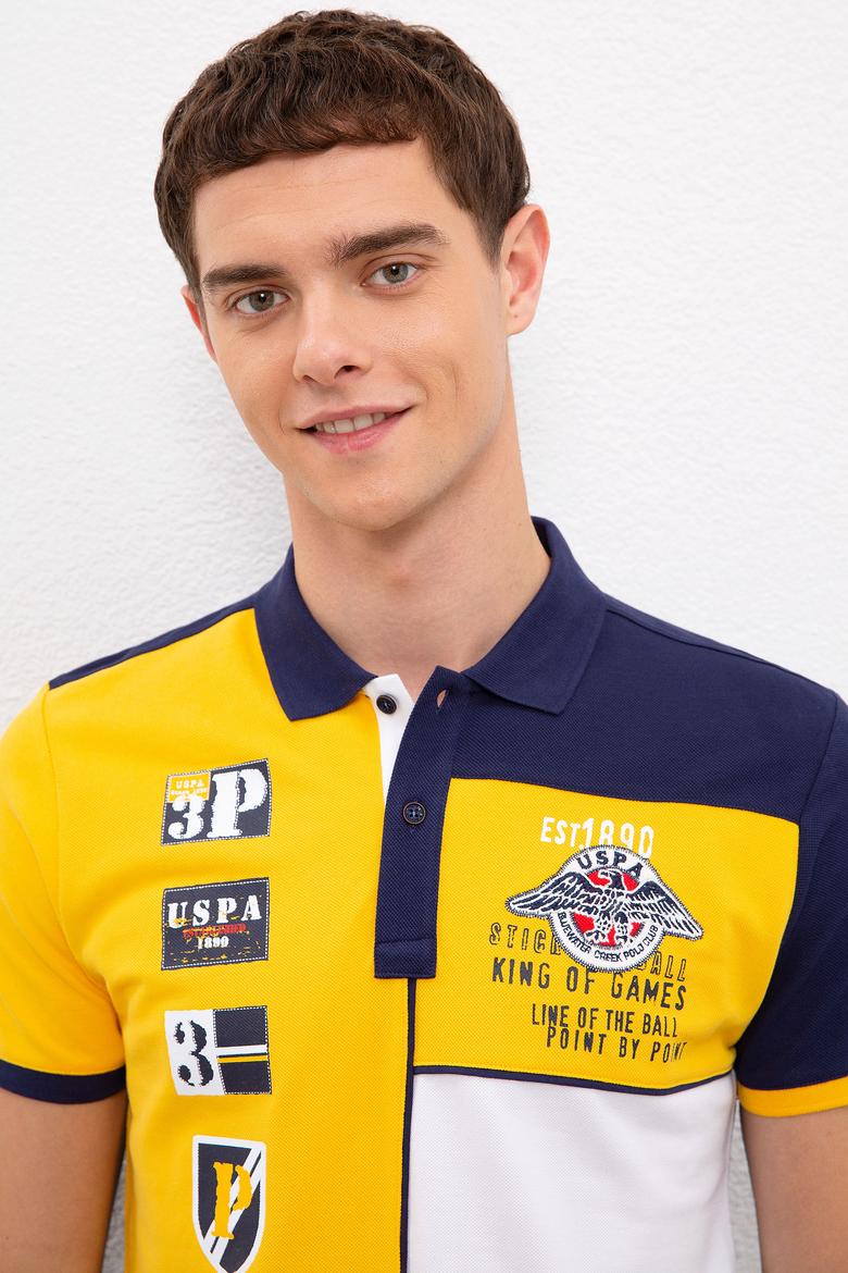 Erkek Koyu Sarı  Polo Yaka T-Shirt - 50218870095