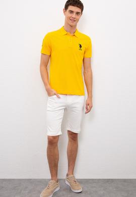 Erkek Koyu Sarı  Polo Yaka T-Shirt - 50218831098