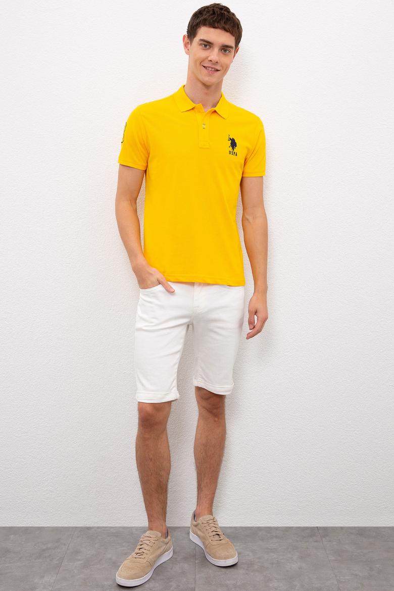 Erkek Koyu Sarı  Polo Yaka T-Shirt - 50218831098