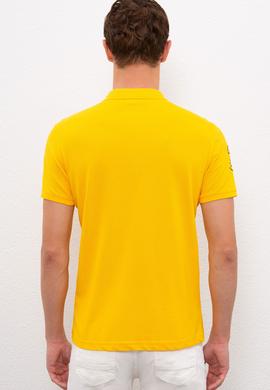 Erkek Koyu Sarı  Polo Yaka T-Shirt - 50218831098