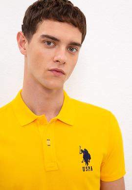 Erkek Koyu Sarı  Polo Yaka T-Shirt - 50218831098