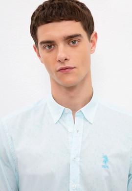 Erkek Mavi Gömlek Uzunkol - 50218447001