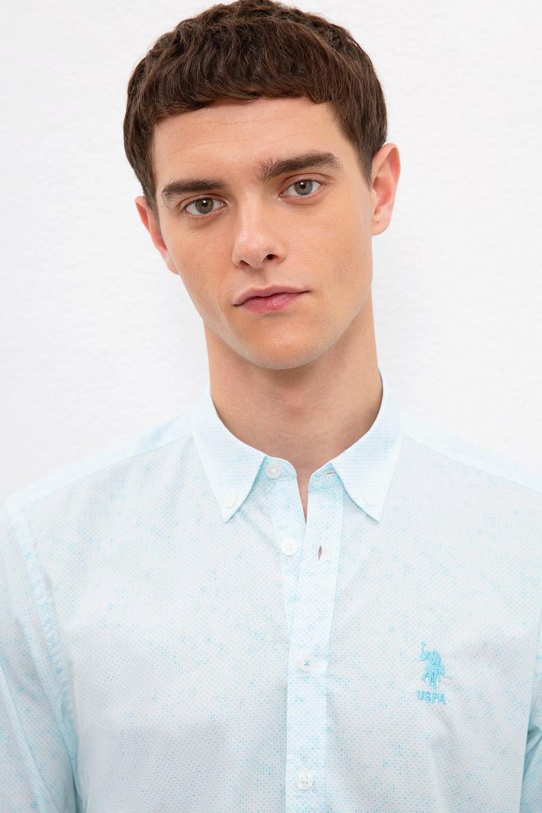 Erkek Mavi Gömlek Uzunkol - 50218447001