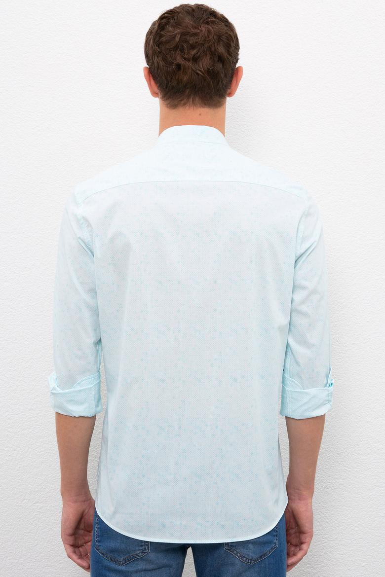 Erkek Mavi Gömlek Uzunkol - 50218447001