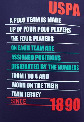 Erkek Lacivert Bisiklet Yaka Tişört - 50217795009