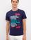 Erkek Lacivert Bisiklet Yaka Tişört