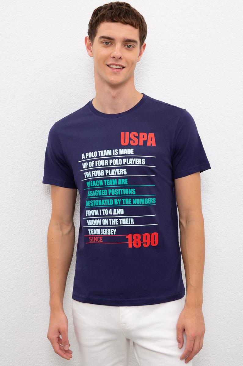 Erkek Lacivert Bisiklet Yaka Tişört