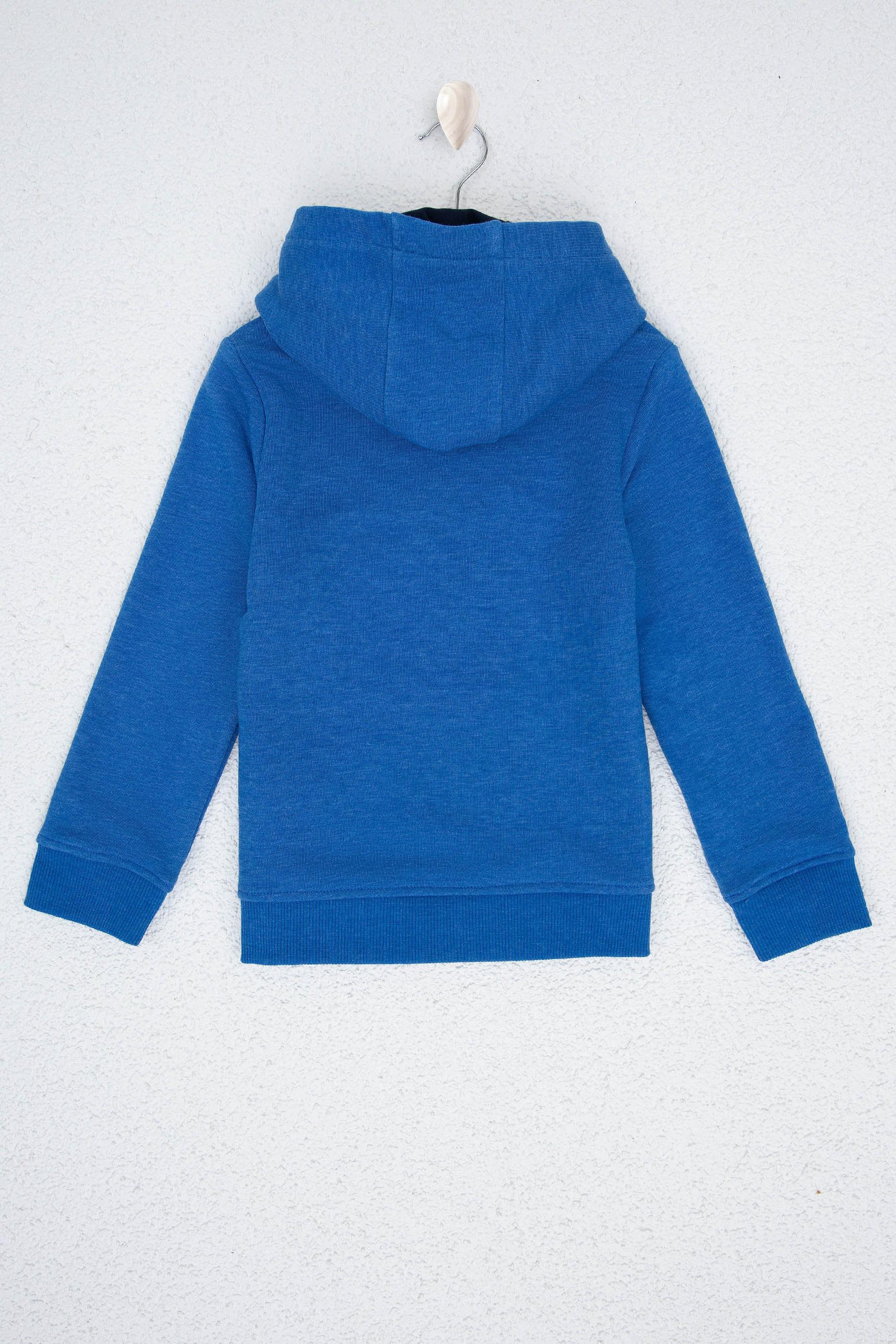 Çocuk Mavi Sweatshirt Basic