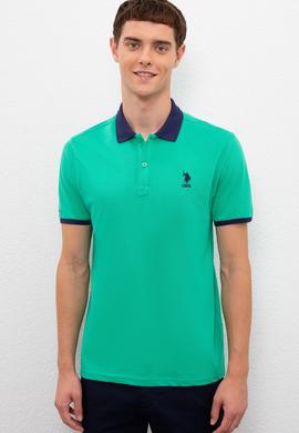 Erkek Yeşil Polo Yaka T-Shirt - 50218823176