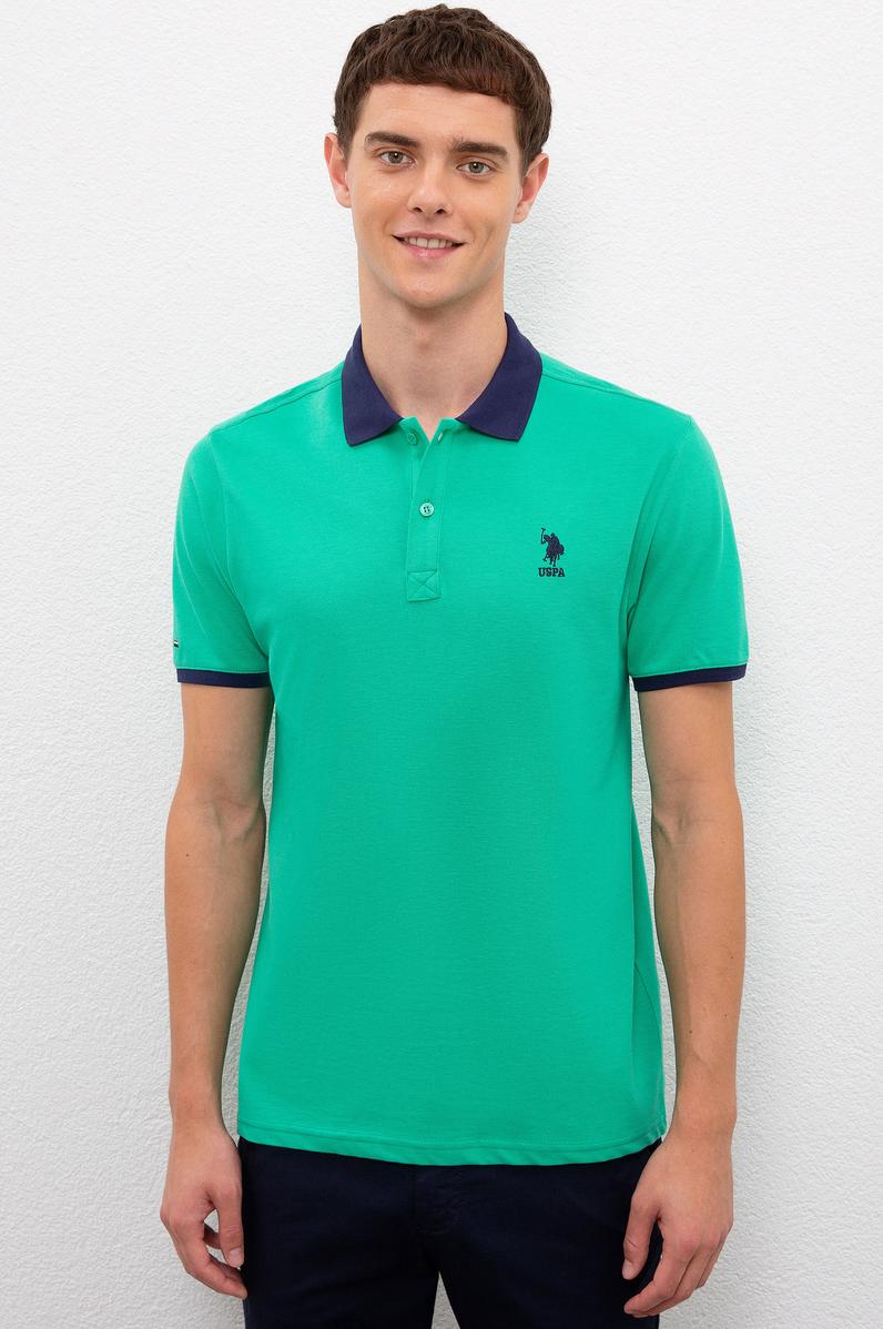 Erkek Yeşil Polo Yaka T-Shirt