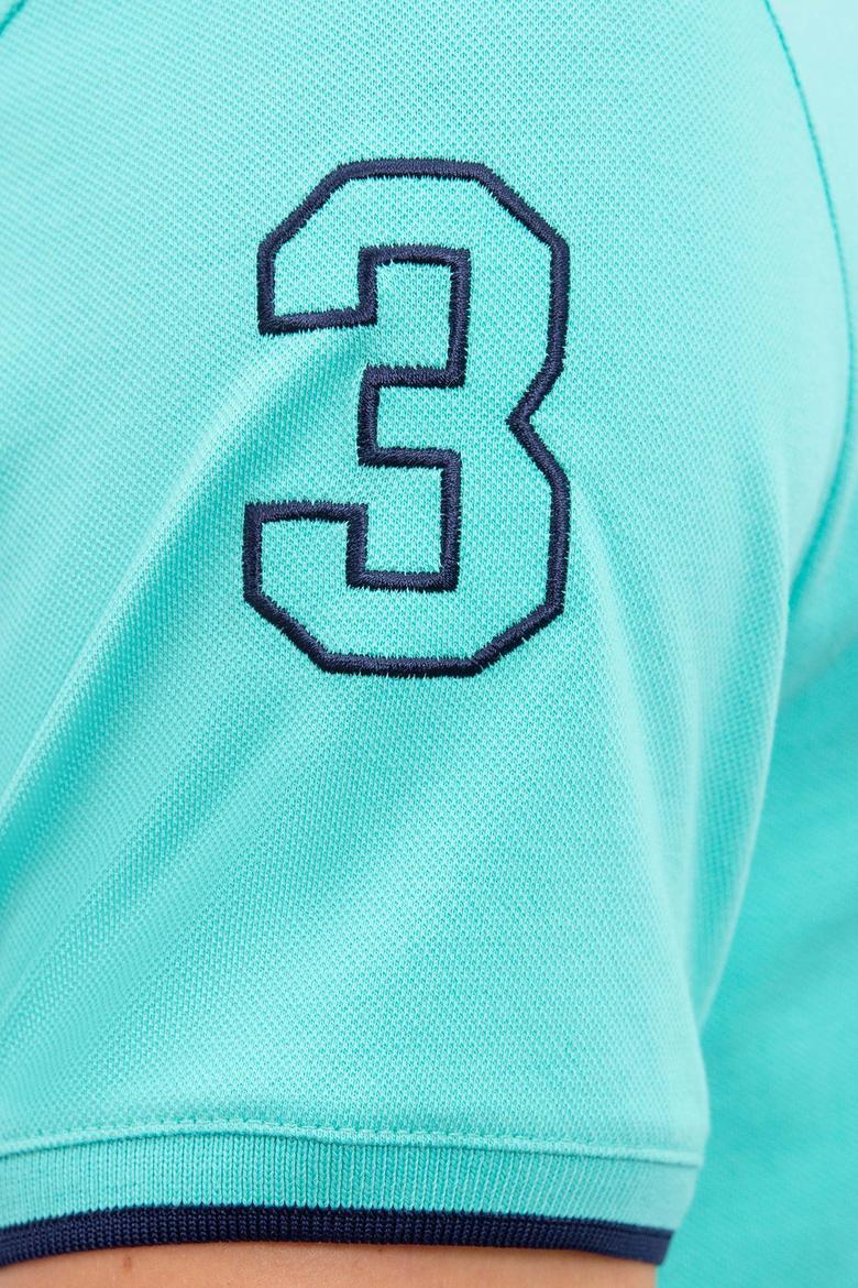 Erkek Mint Yeşili Polo Yaka T-Shirt Basic - 50222031086