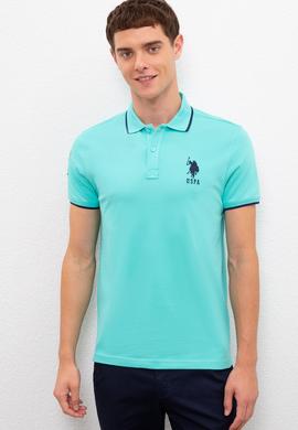 Erkek Mint Yeşili Polo Yaka T-Shirt Basic - 50222031086