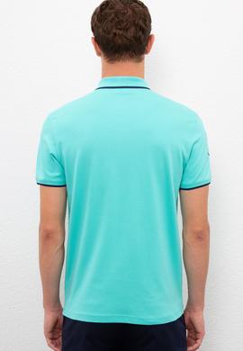 Erkek Mint Yeşili Polo Yaka T-Shirt Basic - 50222031086