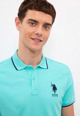 Erkek Mint Yeşili Polo Yaka T-Shirt Basic - 50222031086