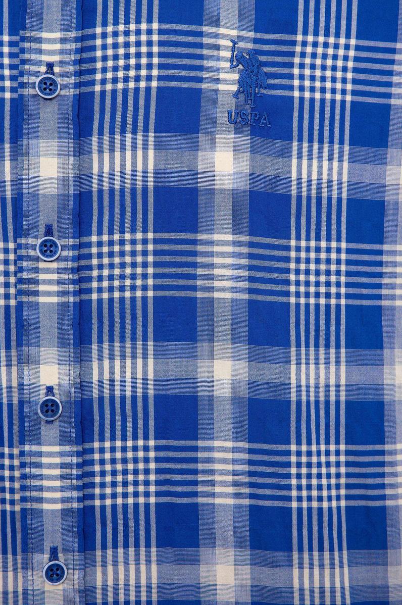 Erkek Kobalt Mavi Uzun Kollu Gömlek