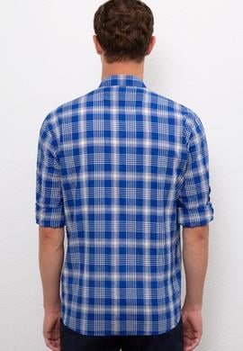 Erkek Kobalt Mavi Uzun Kollu Gömlek - 50220555003
