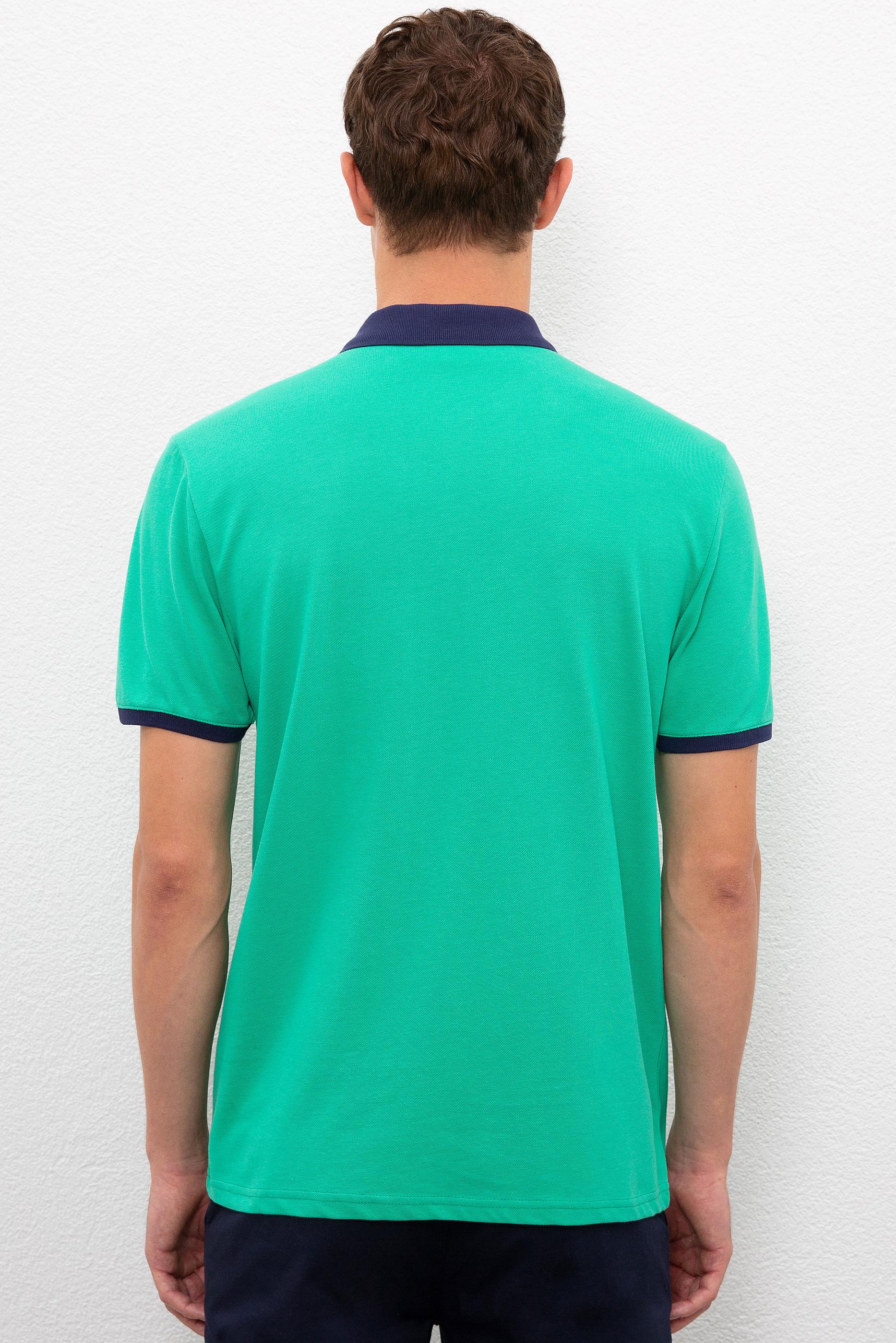 Erkek Yeşil Polo Yaka T-Shirt